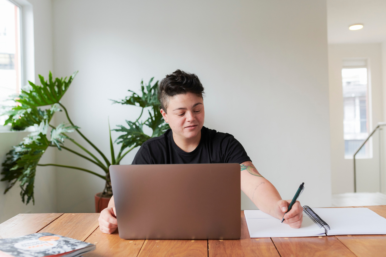 Manager Having an Online Meeting